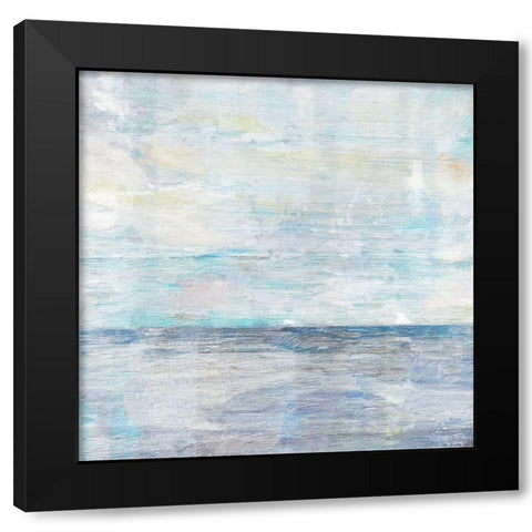Coastal Tile Black Modern Wood Framed Art Print by Burghardt, James