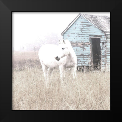 High Key Horse I Black Modern Wood Framed Art Print by Robinson, Carol