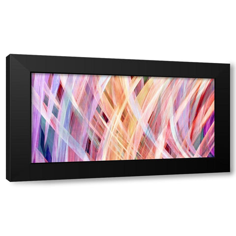 Miranda Black Modern Wood Framed Art Print with Double Matting by Butler, John