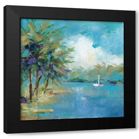 Off the Melacon Black Modern Wood Framed Art Print by Robinson, Carol