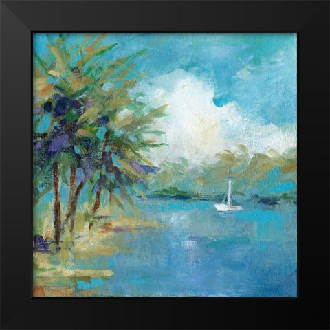 Off the Melacon Black Modern Wood Framed Art Print by Robinson, Carol