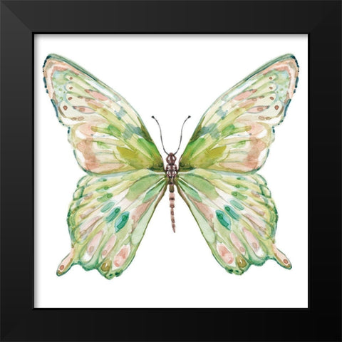 Soft Wings I Black Modern Wood Framed Art Print by Robinson, Carol
