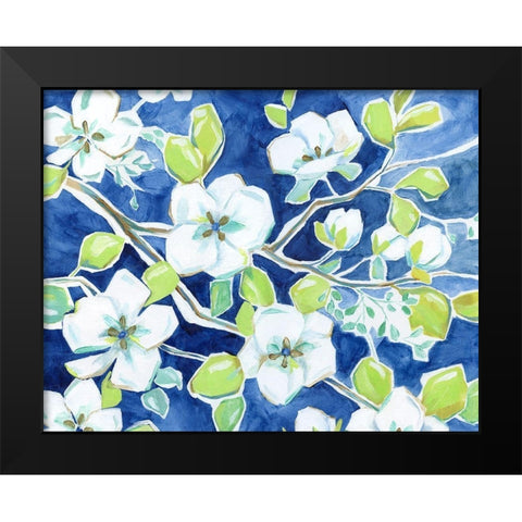 Modern Garden V Black Modern Wood Framed Art Print by Nan