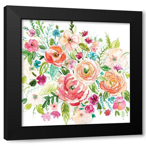 Illustrated Black Modern Wood Framed Art Print by Robinson, Carol