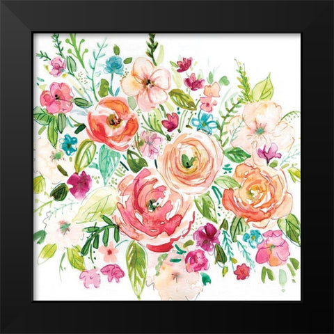 Illustrated Black Modern Wood Framed Art Print by Robinson, Carol