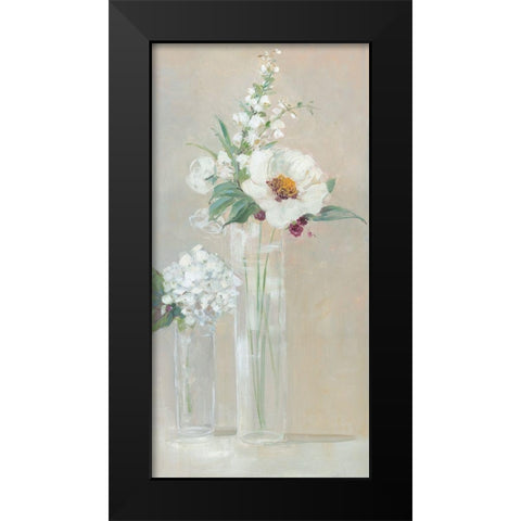 Select Blooms Black Modern Wood Framed Art Print by Swatland, Sally