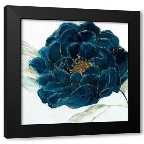 Velvet Bloom Black Modern Wood Framed Art Print with Double Matting by Swatland, Sally