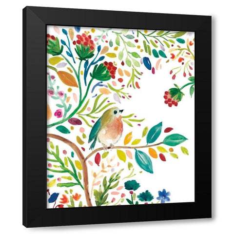 Morning Song I Black Modern Wood Framed Art Print by Robinson, Carol