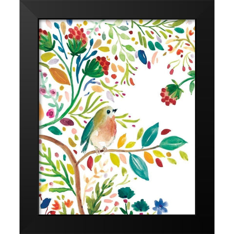 Morning Song I Black Modern Wood Framed Art Print by Robinson, Carol