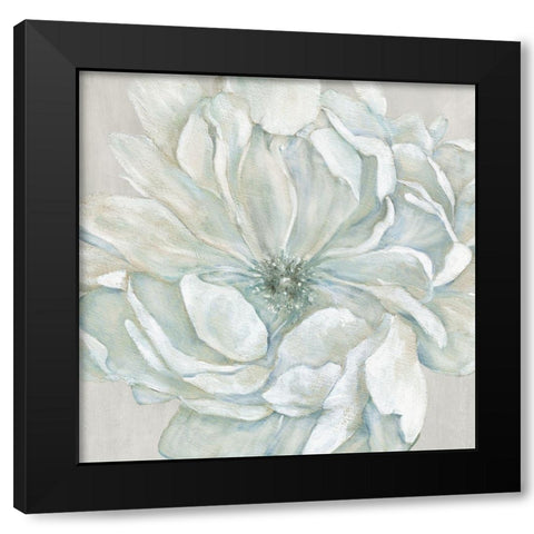 Morning Petals I Black Modern Wood Framed Art Print by Robinson, Carol