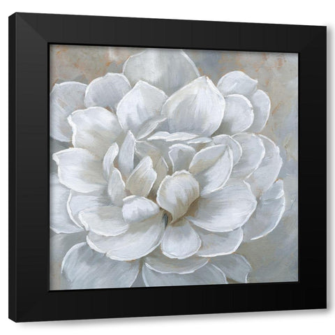 Bombshell Bloom I Black Modern Wood Framed Art Print by Nan