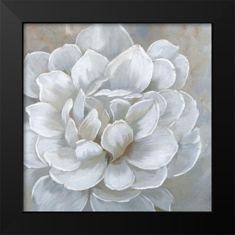 Bombshell Bloom I Black Modern Wood Framed Art Print by Nan