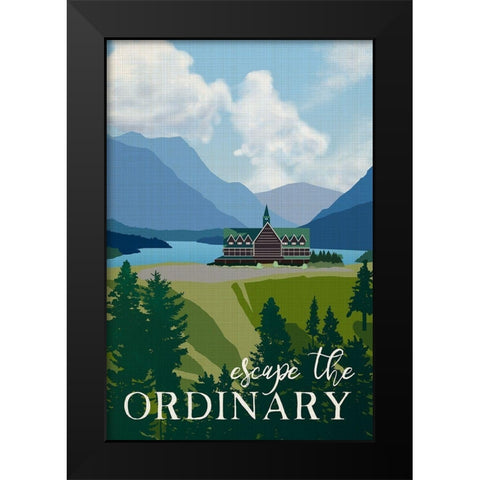 Escape the Black Modern Wood Framed Art Print by Robinson, Carol