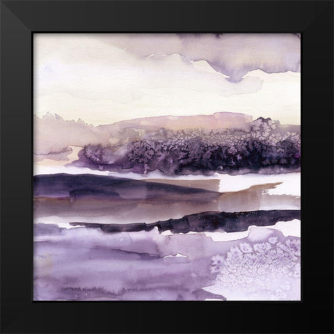 Plum Grove I Black Modern Wood Framed Art Print by Nan