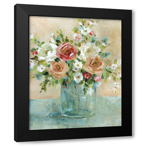 Sun Drenched Arrangement Black Modern Wood Framed Art Print by Robinson, Carol