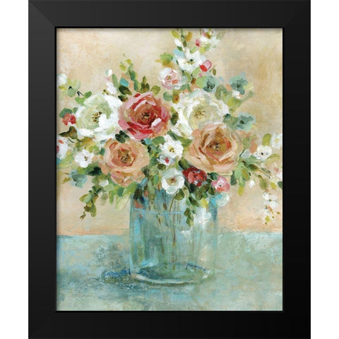 Sun Drenched Arrangement Black Modern Wood Framed Art Print by Robinson, Carol