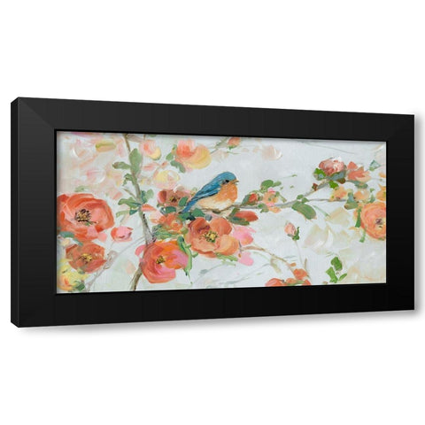 Bluebird Spring Day I Black Modern Wood Framed Art Print with Double Matting by Swatland, Sally