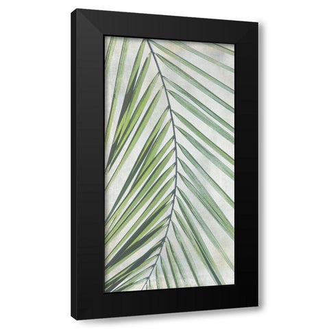 Palm Escape I Black Modern Wood Framed Art Print with Double Matting by Weisz, Irene