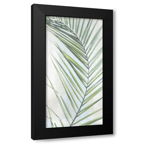 Palm Escape II Black Modern Wood Framed Art Print with Double Matting by Weisz, Irene