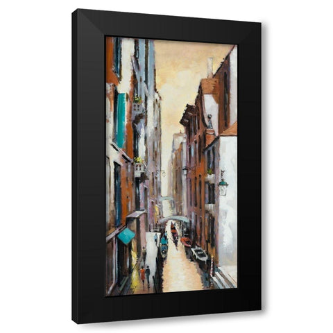 Canal View II Black Modern Wood Framed Art Print by Orme, E. Anthony