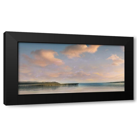 A Long Walk Black Modern Wood Framed Art Print with Double Matting by Calascibetta, Mike