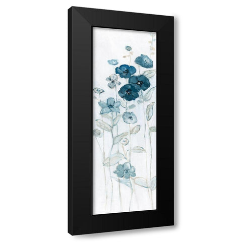 Fields of Blue II Black Modern Wood Framed Art Print with Double Matting by Swatland, Sally