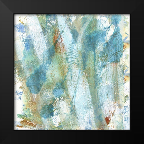 Spring Thaw Black Modern Wood Framed Art Print by Jill, Susan