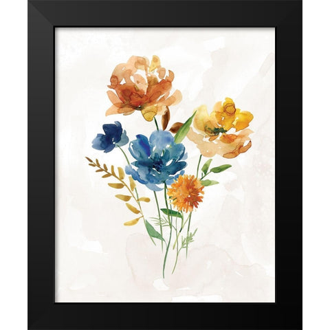 Summer Sprig II Black Modern Wood Framed Art Print by Robinson, Carol