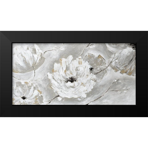 Silver Sun Garden Black Modern Wood Framed Art Print by Craven, Katrina