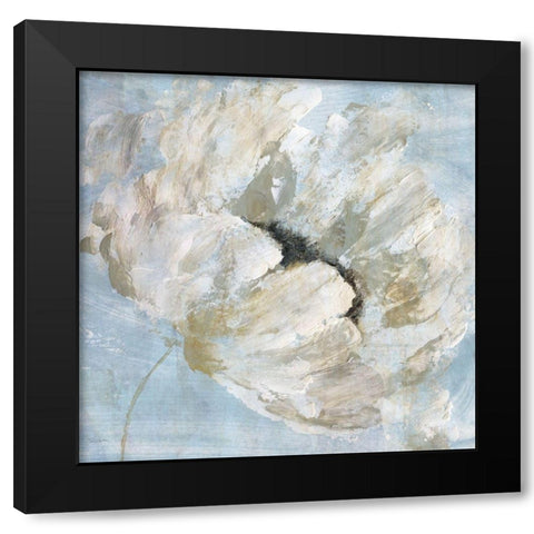 Blue Blanc I Black Modern Wood Framed Art Print with Double Matting by Craven, Katrina