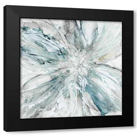Soft Blossom Black Modern Wood Framed Art Print by Robinson, Carol