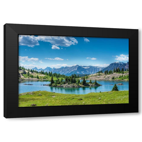 Afternoon Magic Black Modern Wood Framed Art Print by Garber, Howie