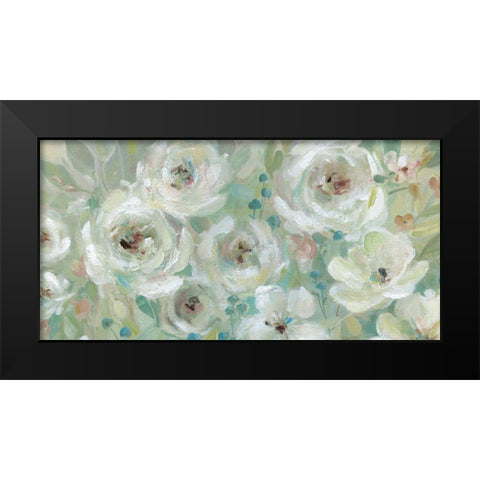 Pastel Symphony Black Modern Wood Framed Art Print by Robinson, Carol