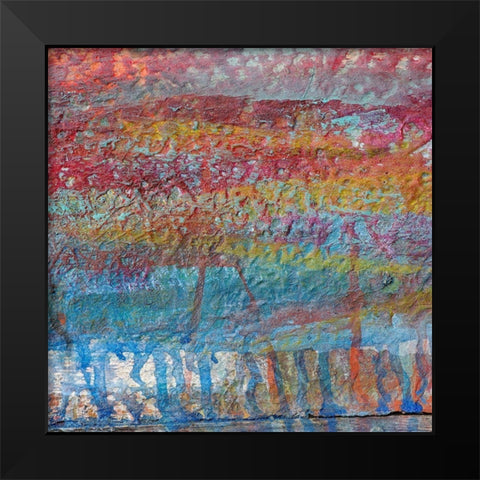 Rockport Black Modern Wood Framed Art Print by Jones, Adam