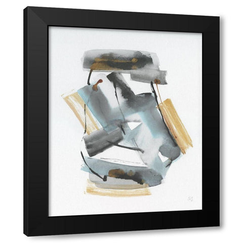 Positano I Black Modern Wood Framed Art Print by Jill, Susan