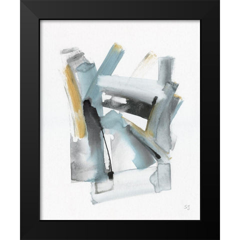 Positano II Black Modern Wood Framed Art Print by Jill, Susan