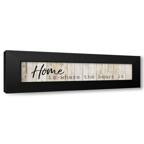 Home Black Modern Wood Framed Art Print with Double Matting by Craven, Katrina