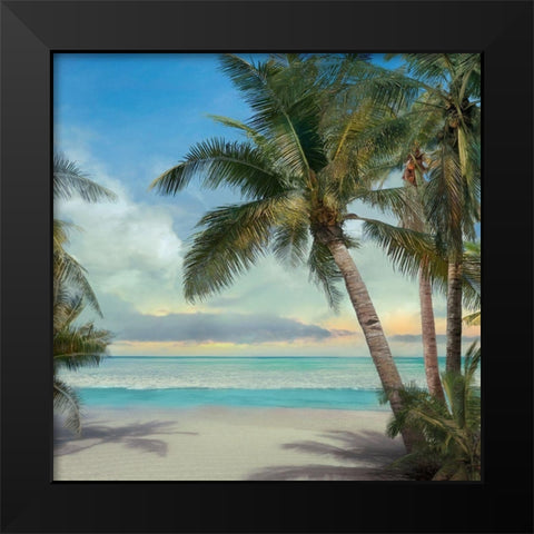 A Found Paradise II Black Modern Wood Framed Art Print by Calascibetta, Mike