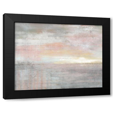 Early Morning Black Modern Wood Framed Art Print by Nan