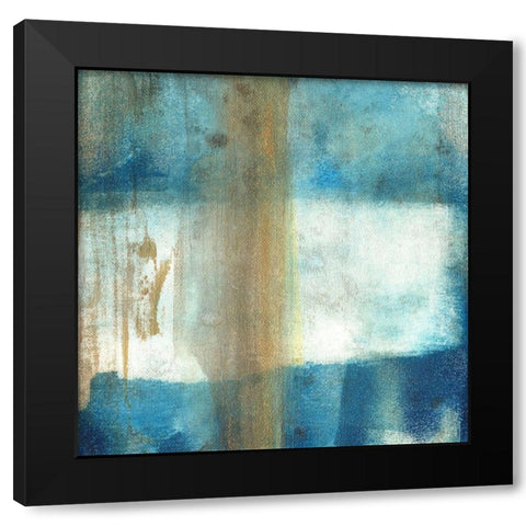 Sand Lake Summer II Black Modern Wood Framed Art Print with Double Matting by Jill, Susan