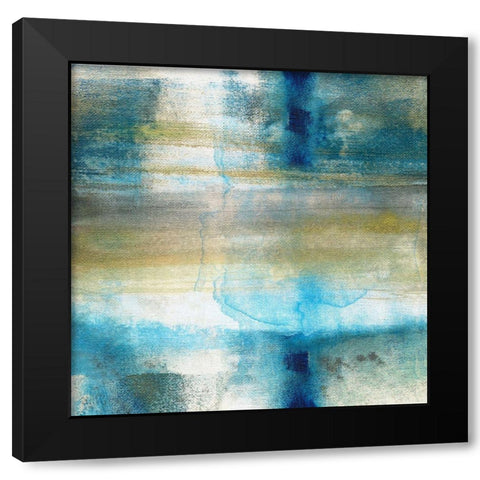 Sand Lake Summer IV Black Modern Wood Framed Art Print with Double Matting by Jill, Susan