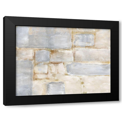 Terrazza I Black Modern Wood Framed Art Print by Pattinian, Merri