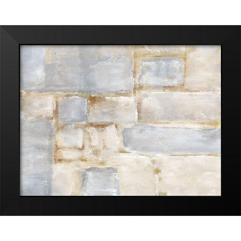 Terrazza I Black Modern Wood Framed Art Print by Pattinian, Merri
