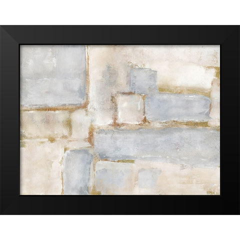 Terrazza II Black Modern Wood Framed Art Print by Pattinian, Merri