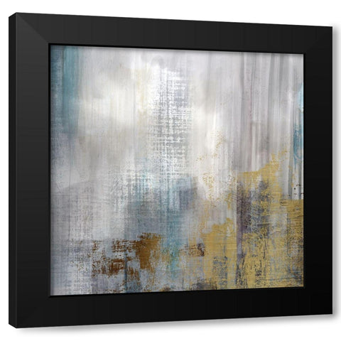 Misty Sky I Black Modern Wood Framed Art Print with Double Matting by Nan