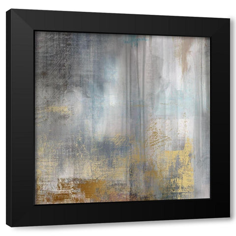 Misty Sky II Black Modern Wood Framed Art Print with Double Matting by Nan