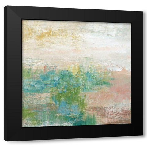 Sea Foam I Black Modern Wood Framed Art Print by Nan