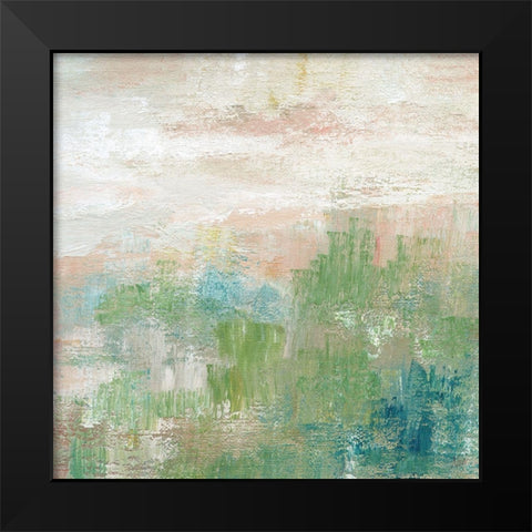 Sea Foam II Black Modern Wood Framed Art Print by Nan