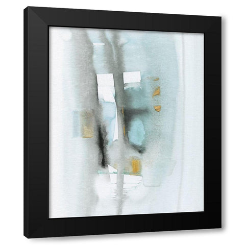 Amalfi II Black Modern Wood Framed Art Print with Double Matting by Jill, Susan