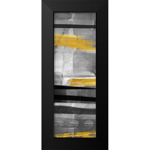 Layers of Time I Black Modern Wood Framed Art Print by Jill, Susan